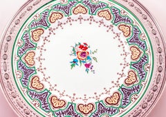 Rare Porcelain and Sterling Plate