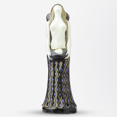 Rare figurine en porcelaine de "Salome" de Karl Klaus pour Ernst Wahliss