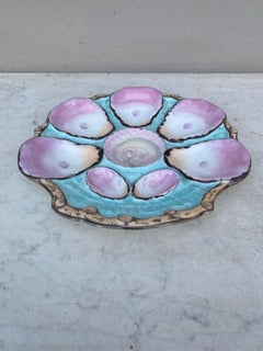 Rare Porcelain Oyster Plate Carl Tielsch circa 1900