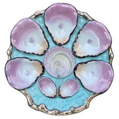 Rare Porcelain Oyster Plate Carl Tielsch circa 1900