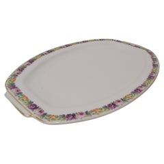 Rare Porcelain Serving Tray, Merklín Porcelain,  1914's.