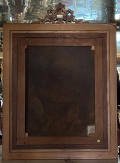 Rare Portrait of Elizabeth Petrovna of Russia (1709-1762) 18th Century Sign