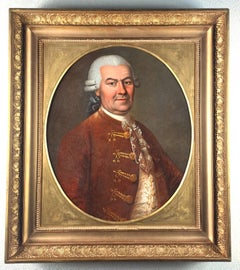 Rare Portrait Of Ferdinand Berthoud, Famous King Louis XVI Watchmaker