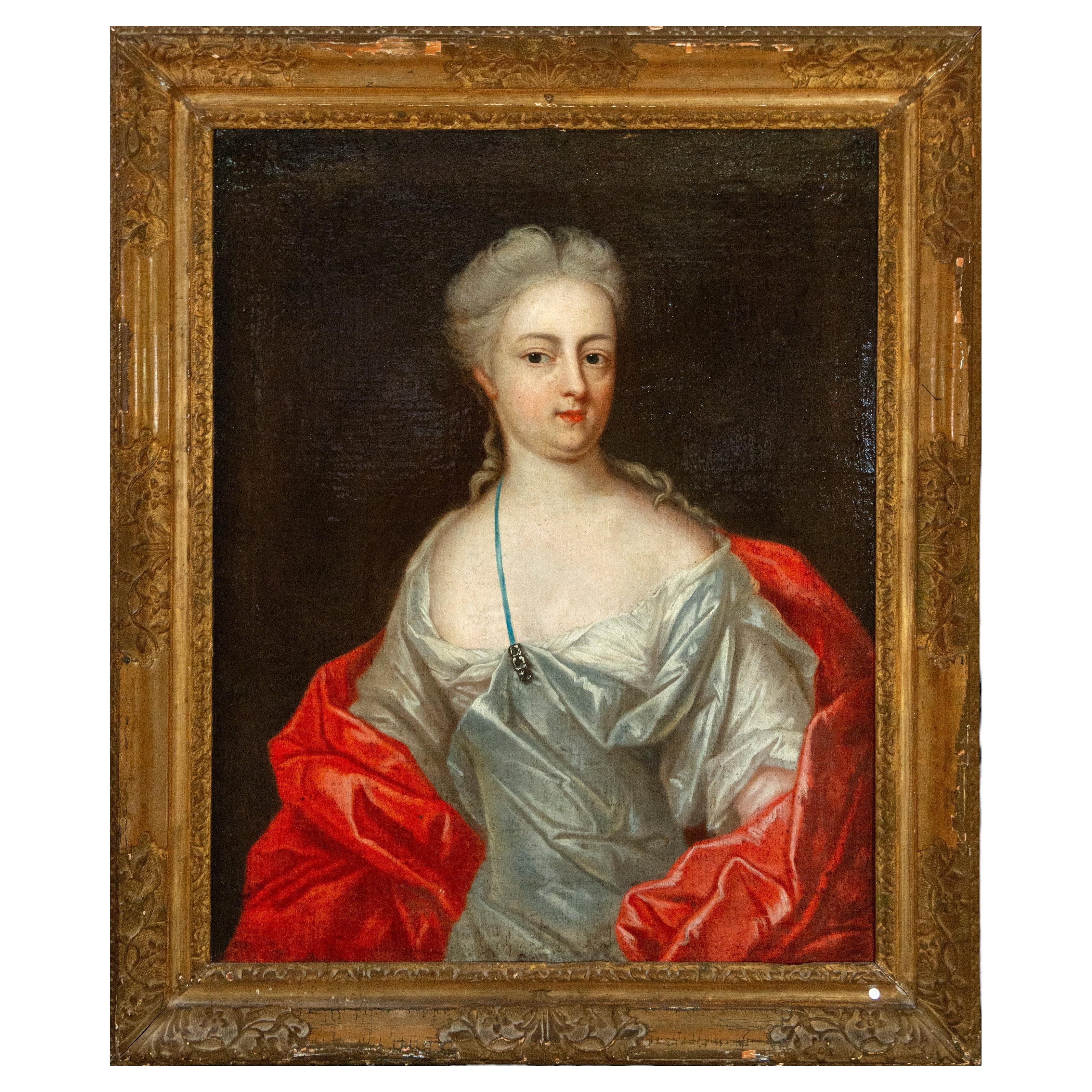 Portrait traditionnellement attribué à Marie-Thérèse d'Autriche, vers 1720