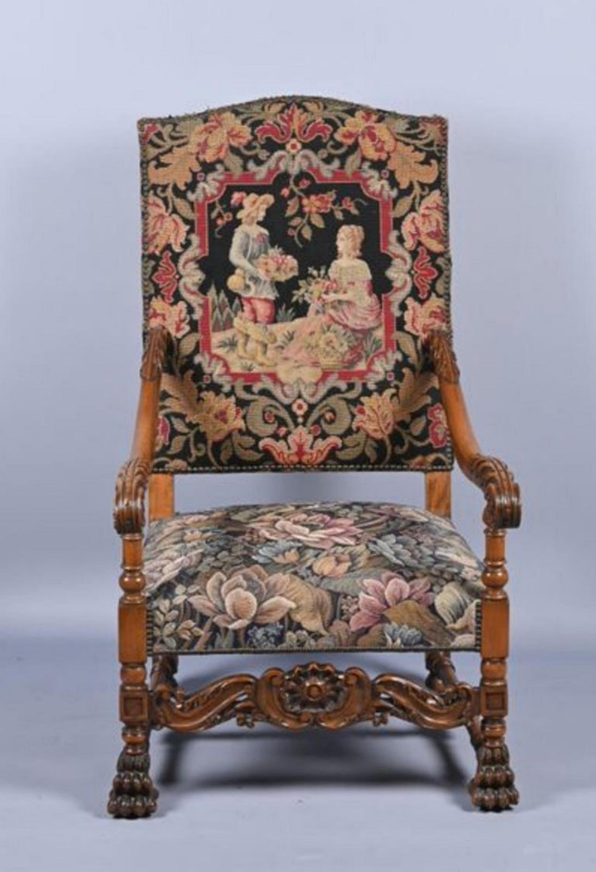 Hand-Crafted Rare Portuguese Chair 18th Century Rosewood with VIDEO For Sale