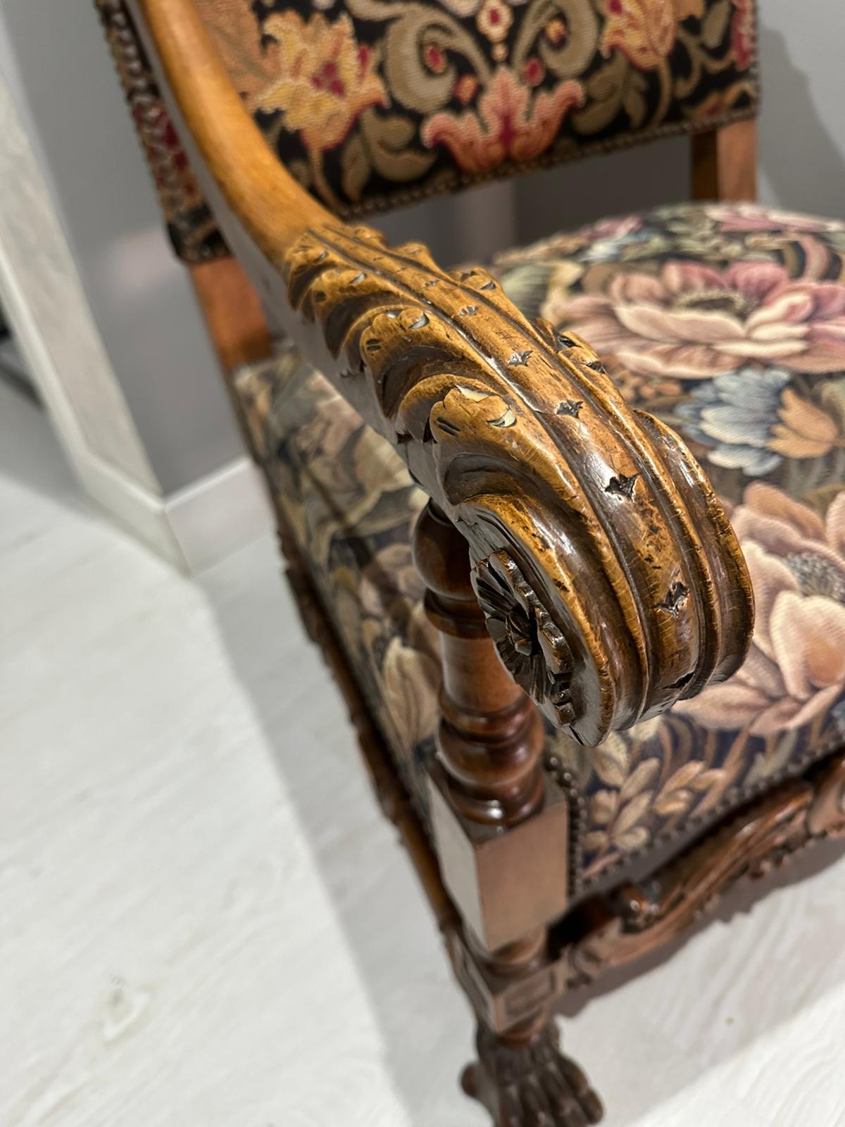 Seltener portugiesischer Stuhl aus Rosenholz mit VIDEO aus dem 18. Jahrhundert (18. Jahrhundert und früher) im Angebot