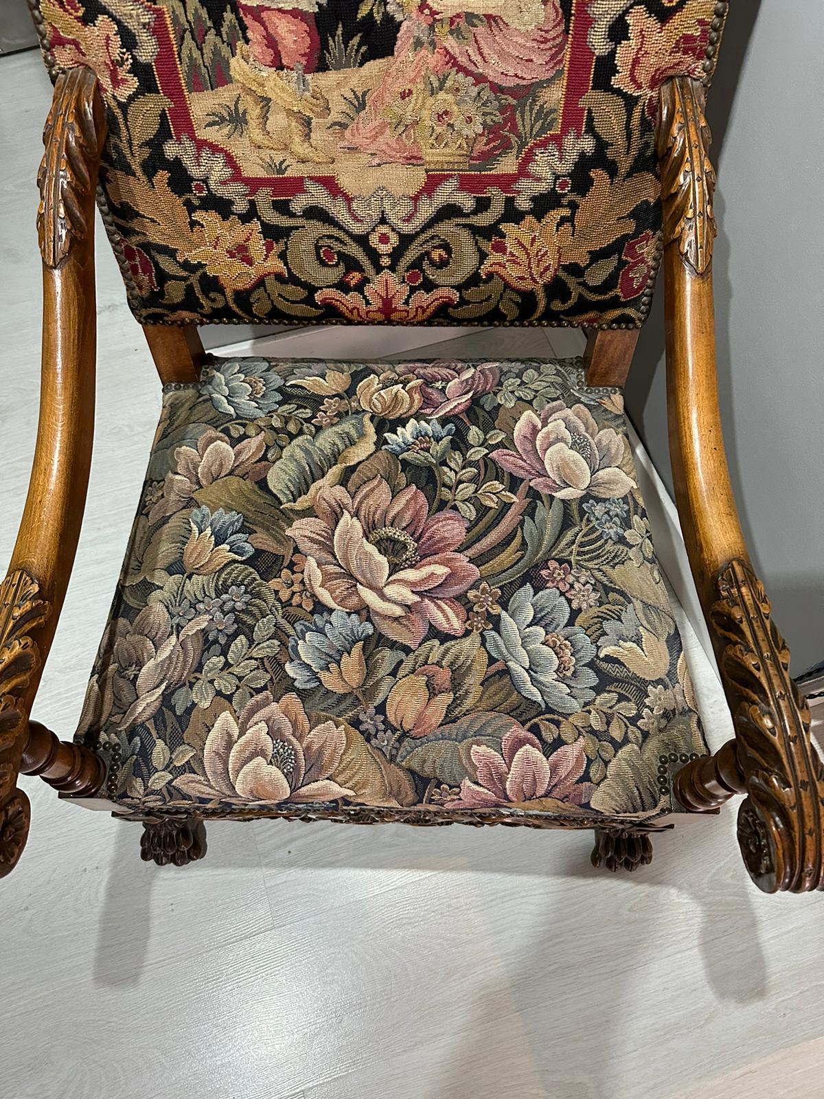 Seltener portugiesischer Stuhl aus Rosenholz mit VIDEO aus dem 18. Jahrhundert im Angebot 1