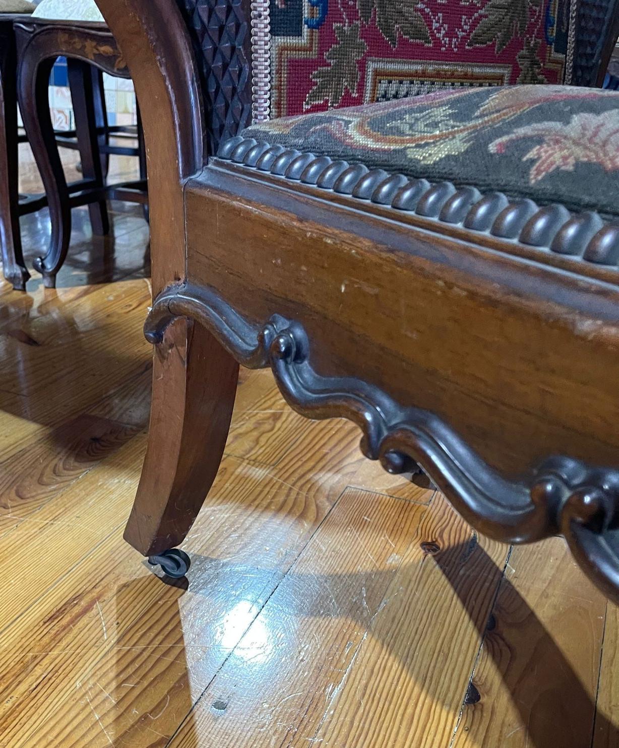 Rare Portuguese Chair 19th Century Rosewood 2