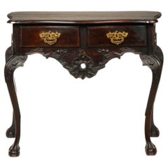 Rare Portuguese Side Table, D. João v Rosewood, with Two Drawers 18th Century