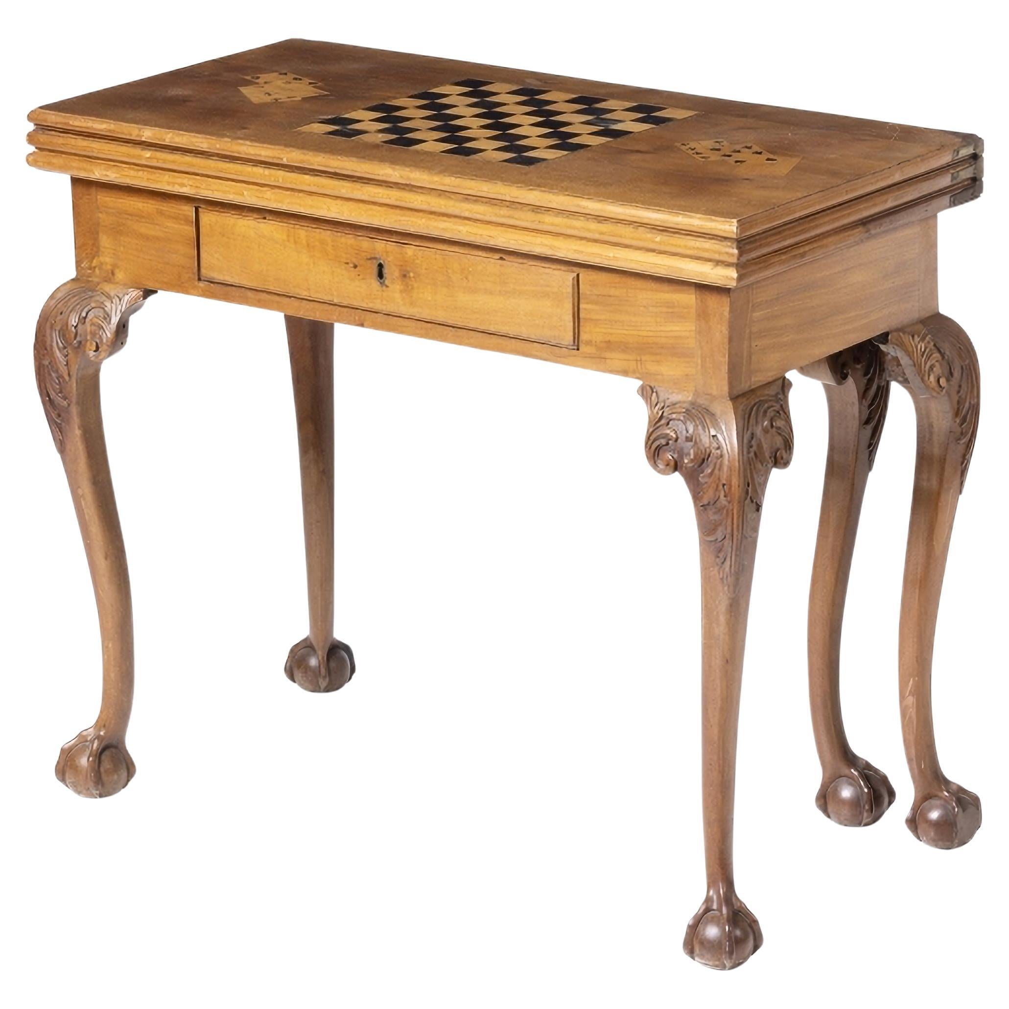 RARE PORTUGUESE THREE TOP GAME TABLE D. JOÃO V of the 18th Century For Sale