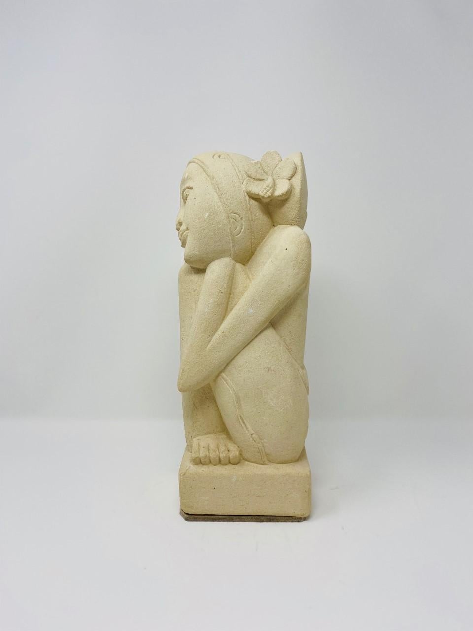 Rare Post Modern Female Plaster Sculpture 2