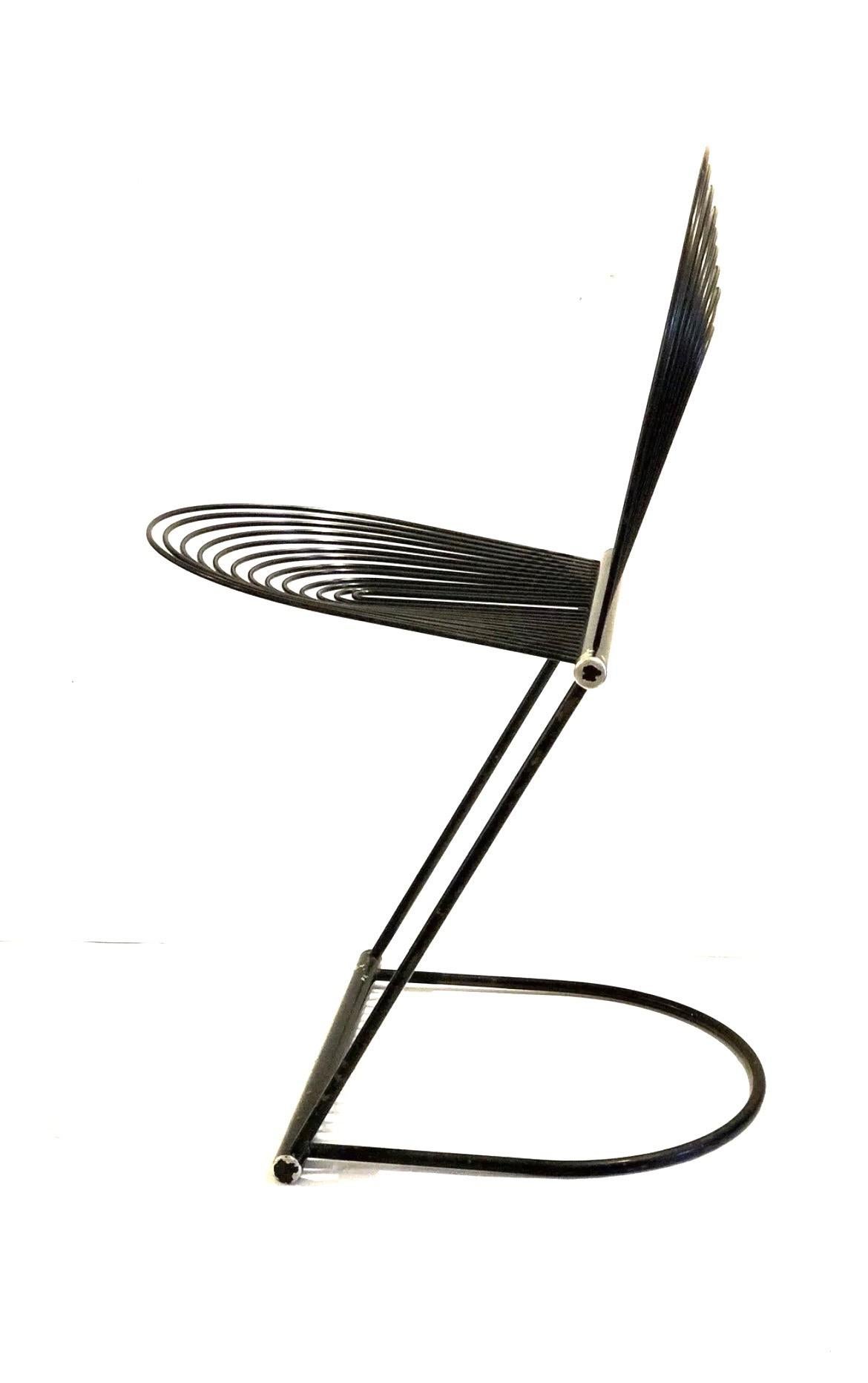 20th Century Rare Post Modern Memphis Era Chair by Herbert Ohl, 1980, s, Germany