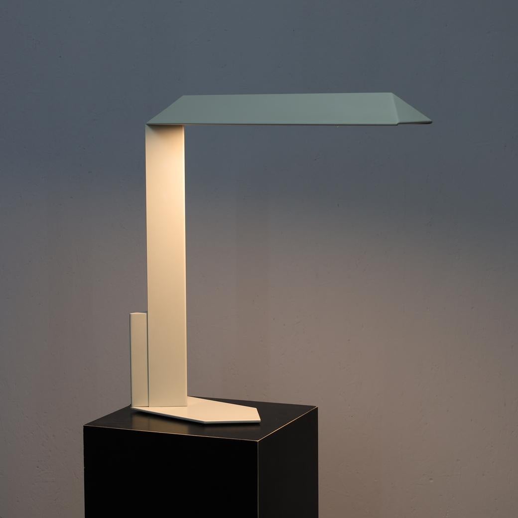 Dutch Rare Postmodern Architectural Desk Lamp by Mart van Schijndel, Netherlands 1980s For Sale
