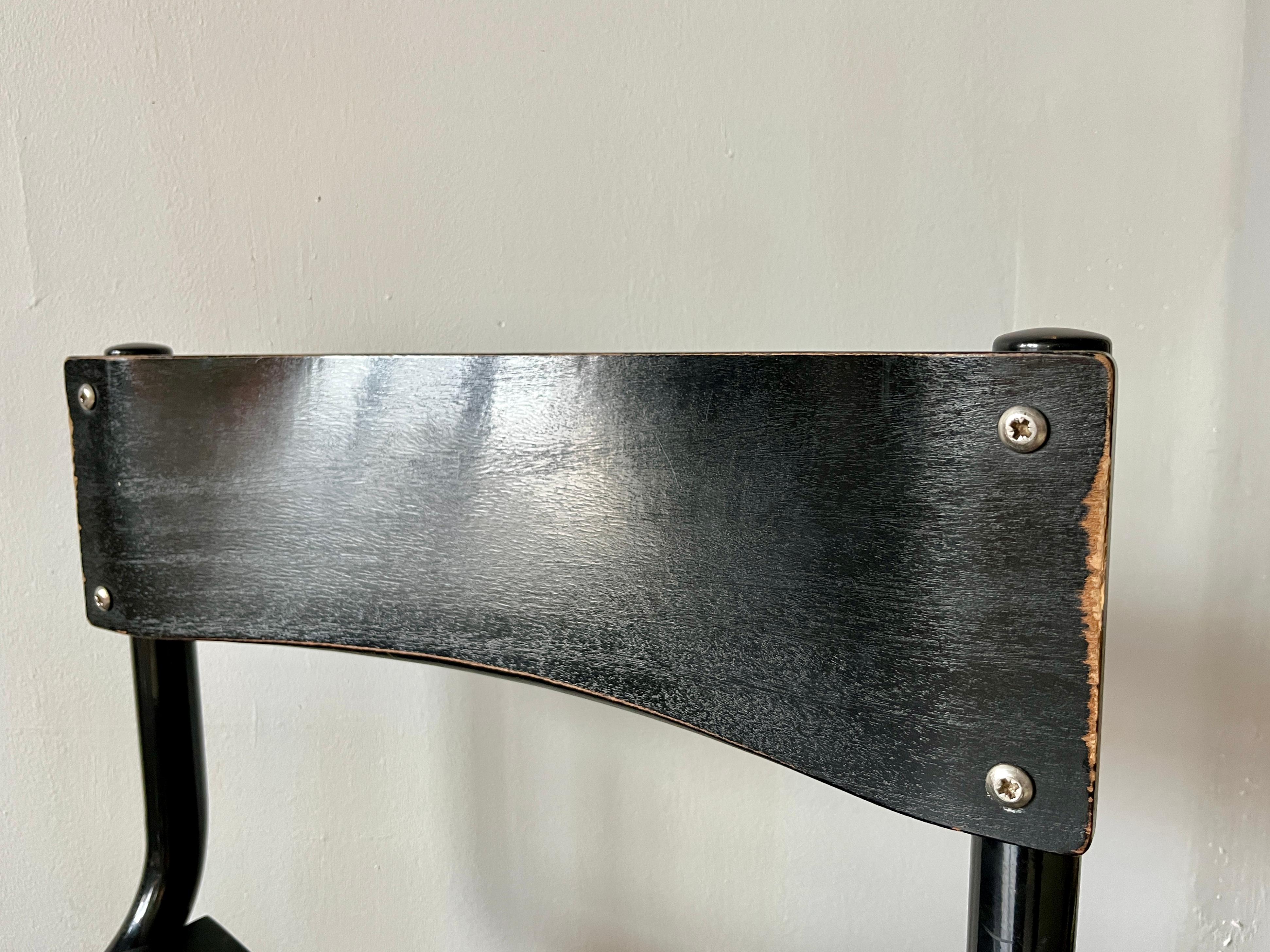 Late 20th Century Rare Postmodern Cantilever Bentwood Chair by Randers, Scandinavian Modern For Sale