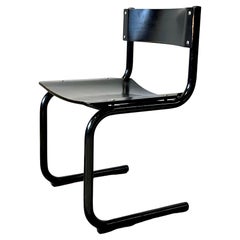 Rare Postmodern Cantilever Bentwood Chair by Randers, Scandinavian Modern