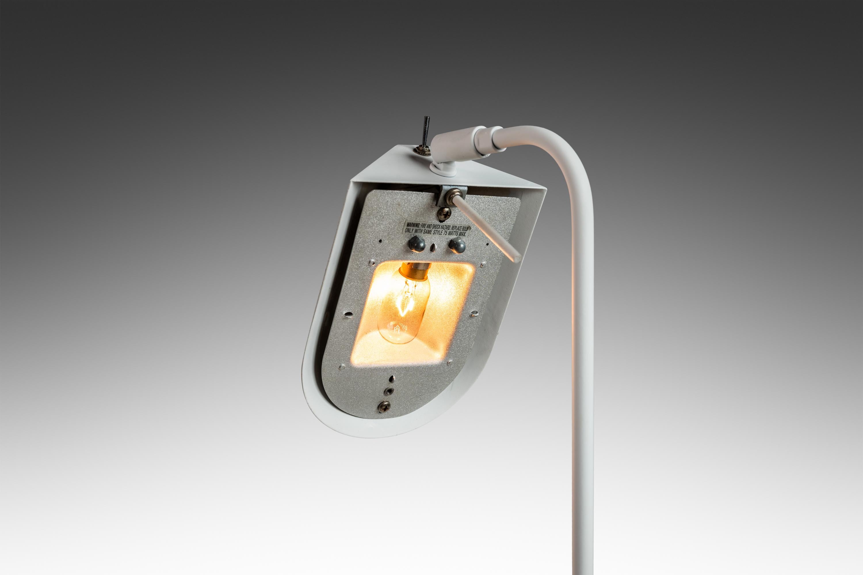 Rare Postmodern Industrial Floor Lamp by Robert Sonneman, George Kovacs, 1960s For Sale 3
