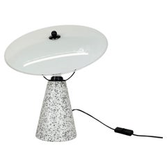 Vintage Rare postmodern Memphis Style Terrazzo "EON" Table light by IKEA, Sweden 1990s