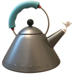 Retro Rare Postmodern Tea Kettle “9093 Kettle” by Michael Graves for Alessi