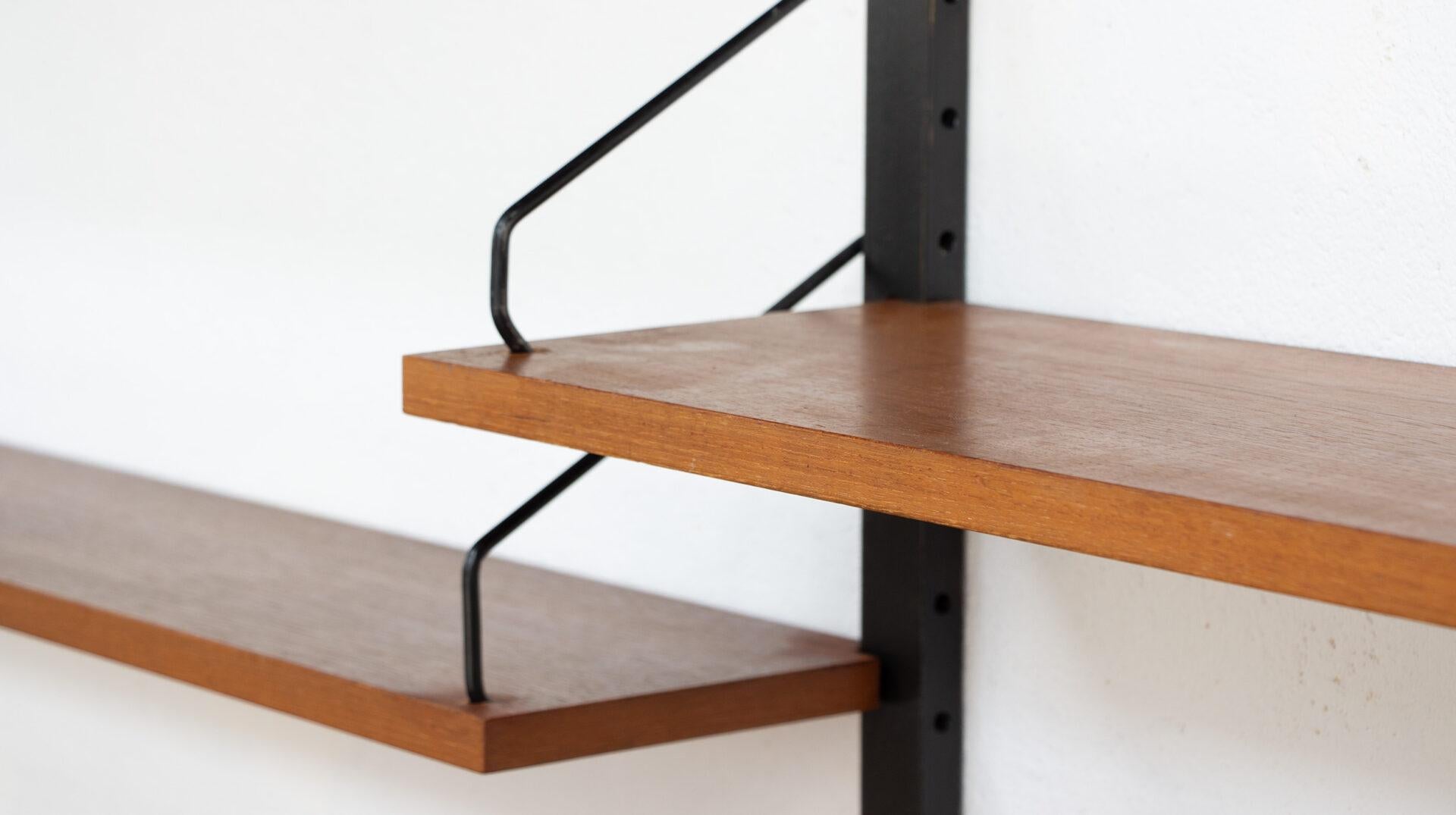 Rare Poul Cadovius Royal system Bookcase with drop-leaf Table, 1960’s en venta 4