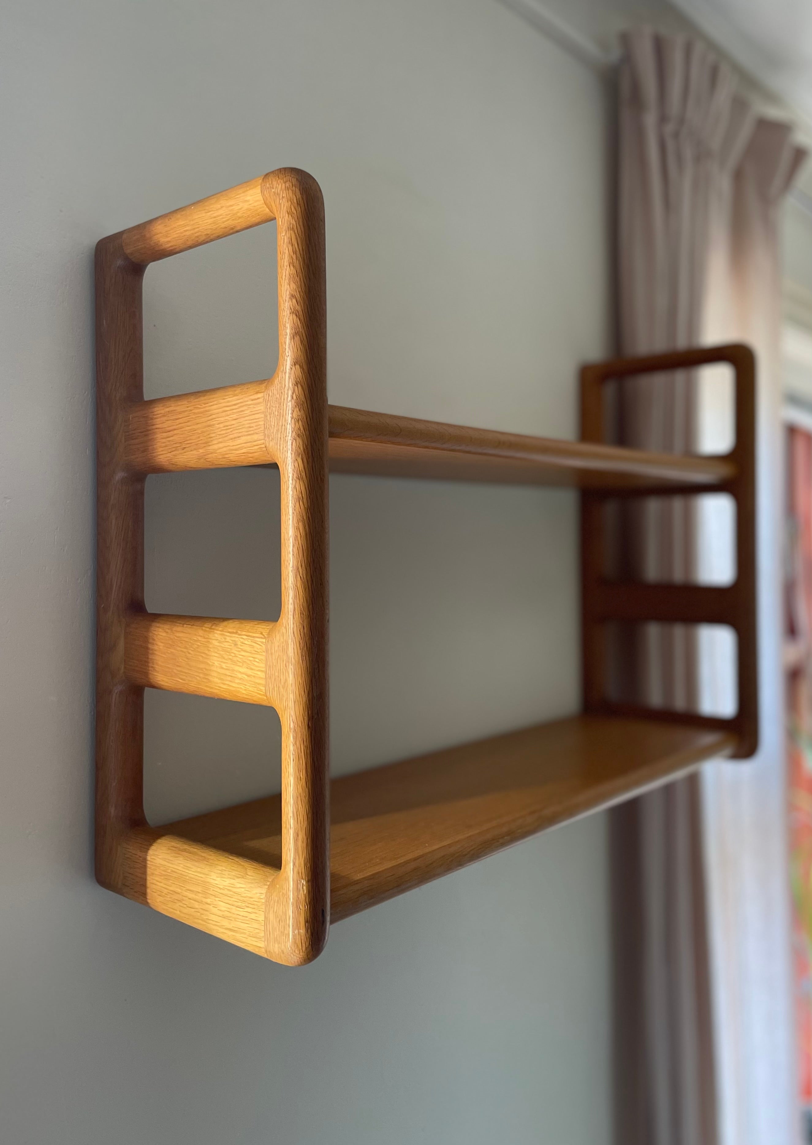 Poul Cadovius Two Shelves Wall Unit, 1960s In Good Condition For Sale In Copenhagen, DK