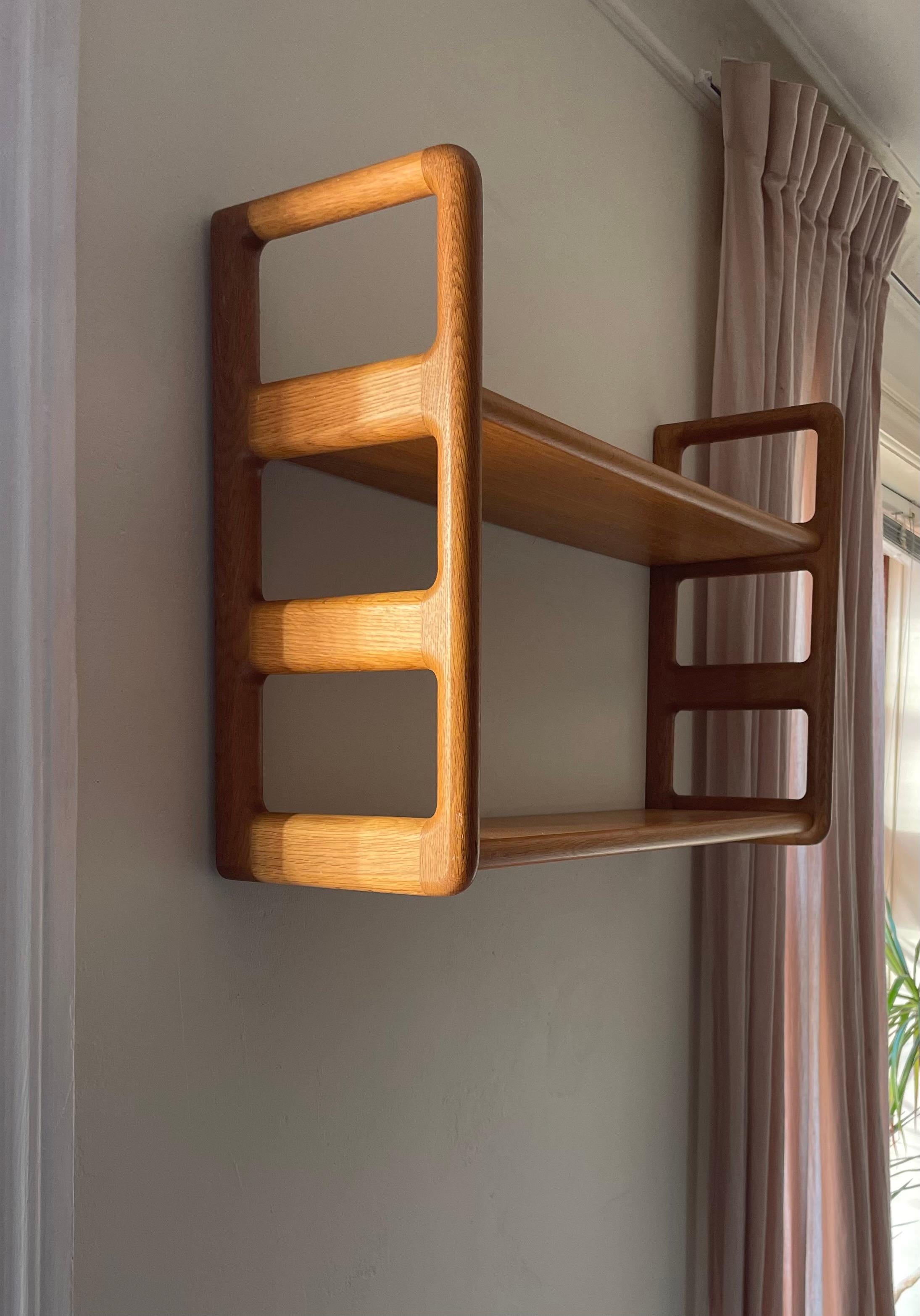 20th Century Poul Cadovius Two Shelves Wall Unit, 1960s For Sale