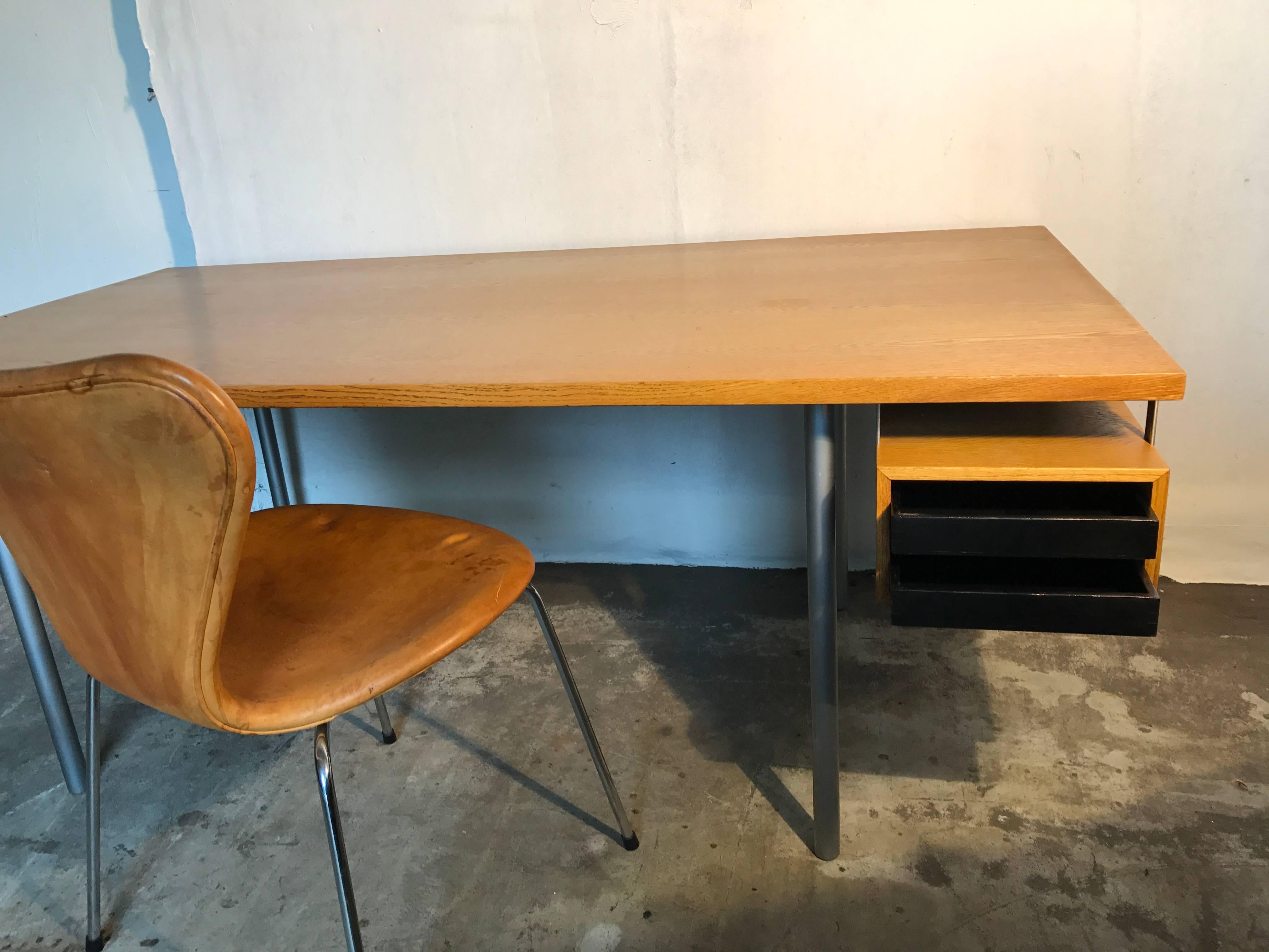 Metal Rare Poul Kjaerholm Desk For Sale