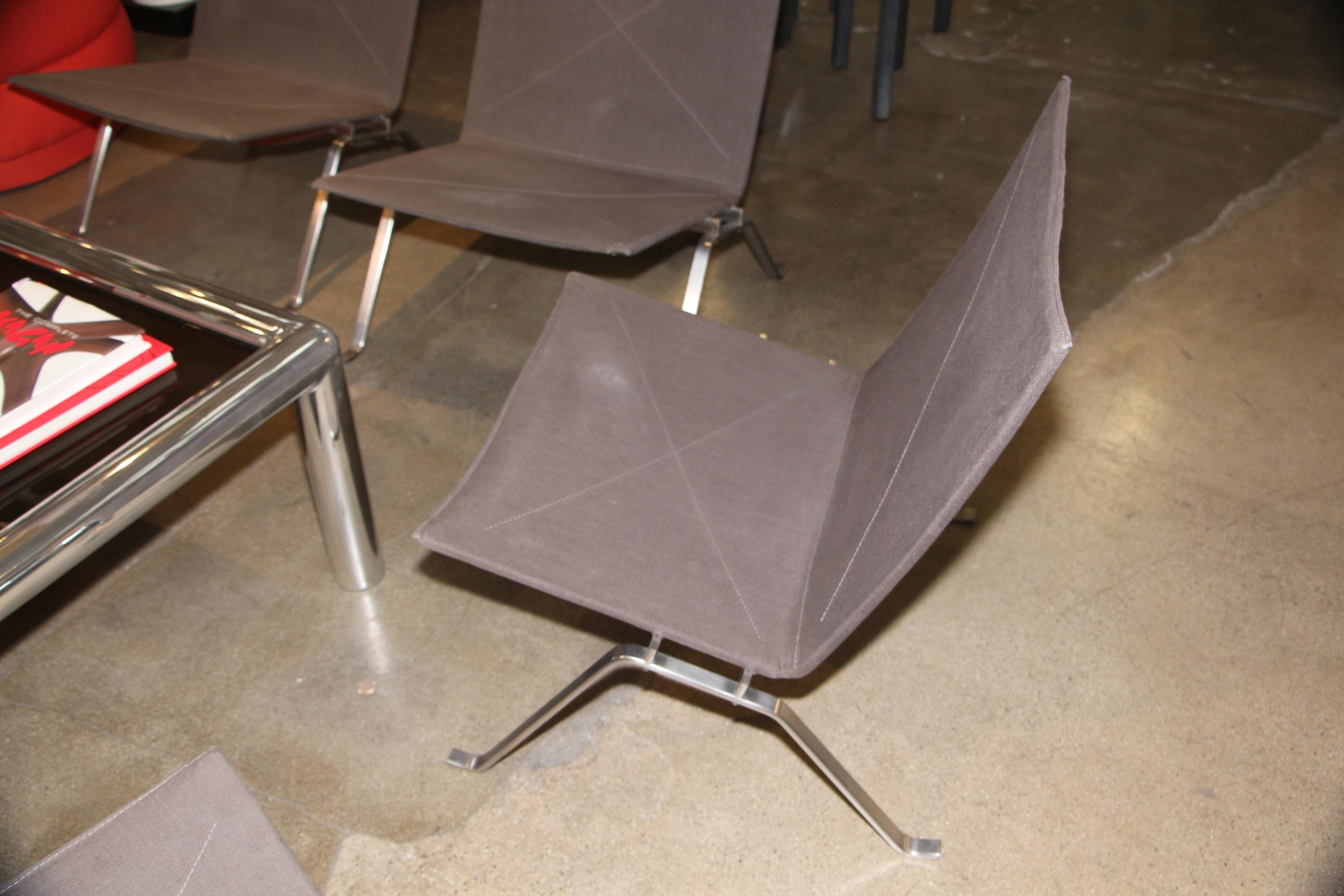 Poul Kjaerholm PK22 Anthracite Grey by Fritz Hansen, 2004 For Sale 6