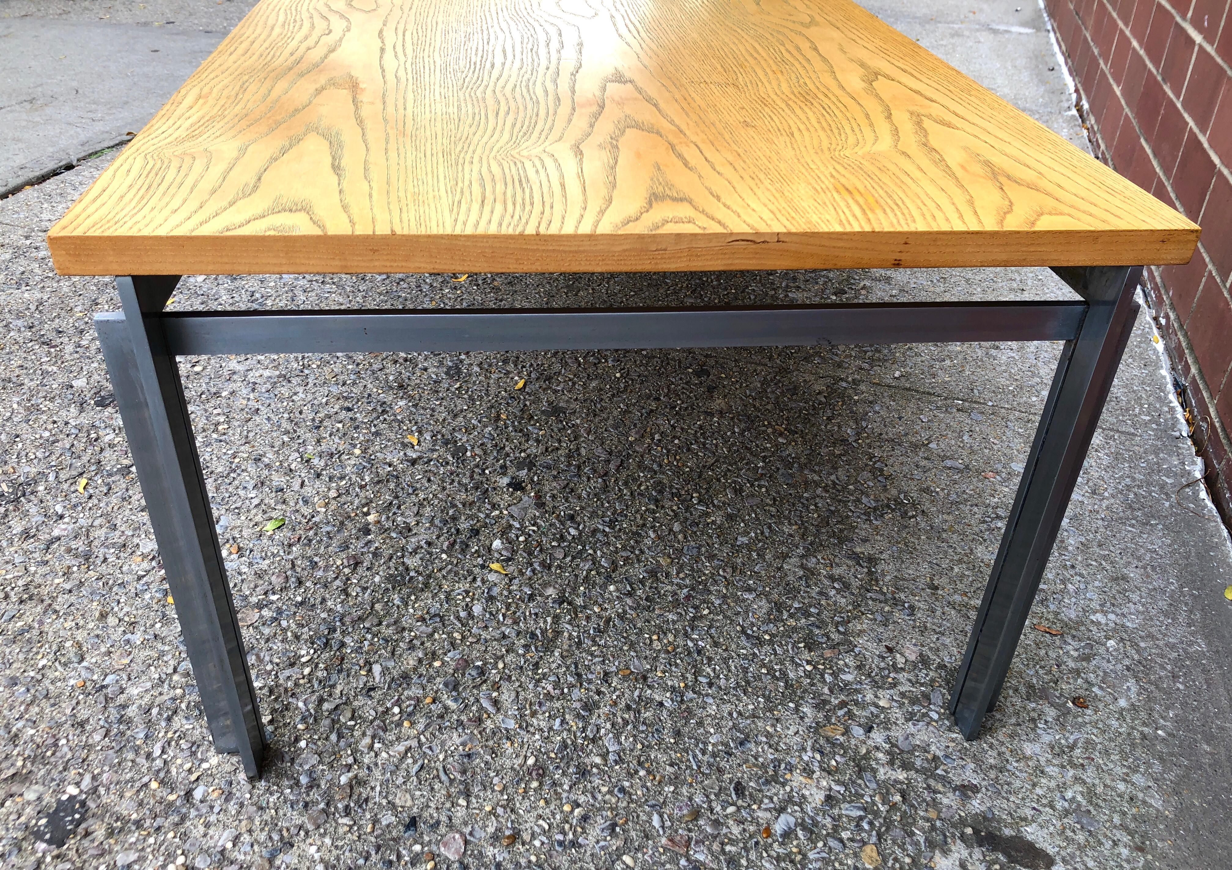 Rare Poul Kjaerholm PK59 Oak-Topped Coffee Table For Sale 2