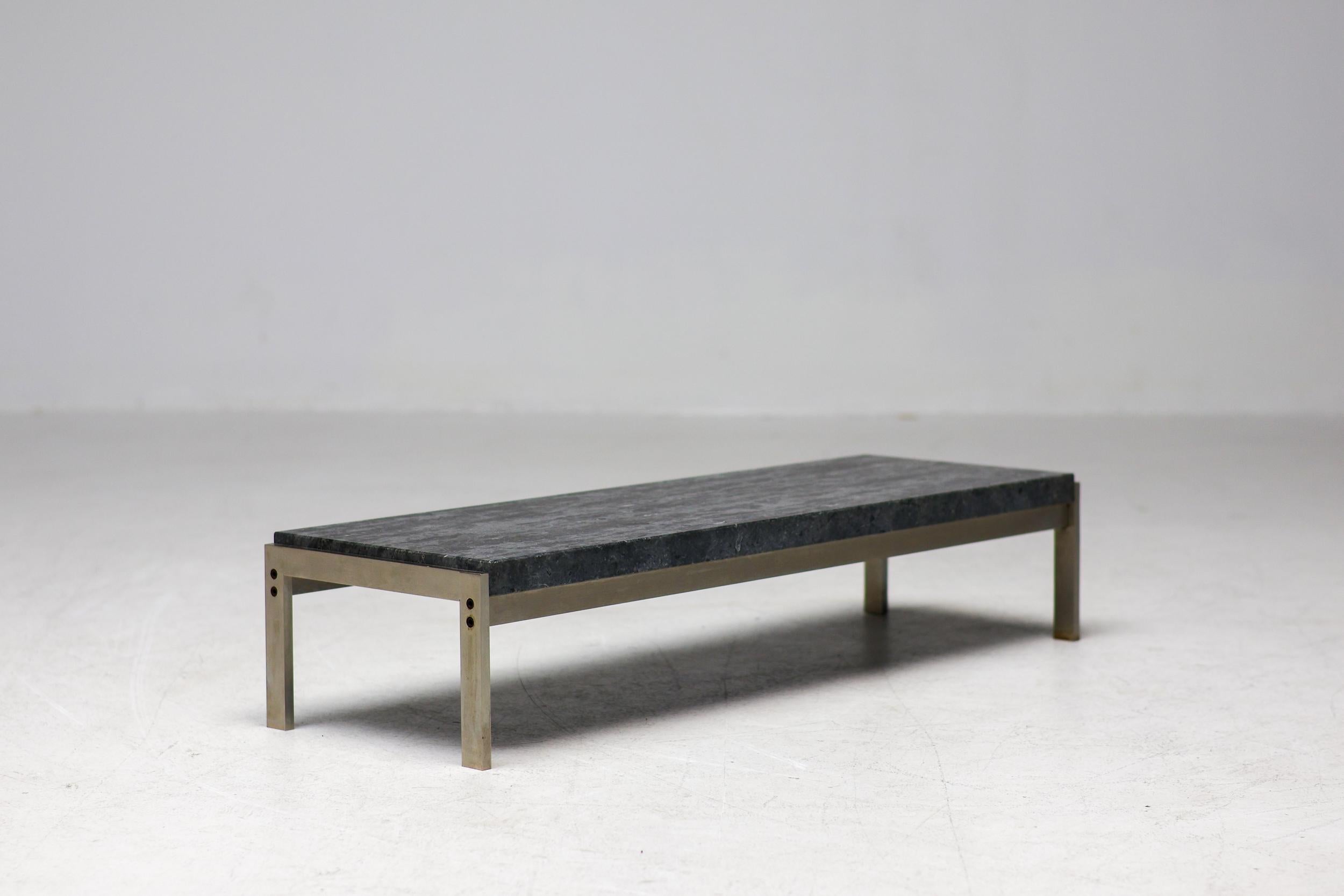 Steel Rare Poul Kjærholm PK62 Porsgrunn Side Table, E. Kold Christensen For Sale