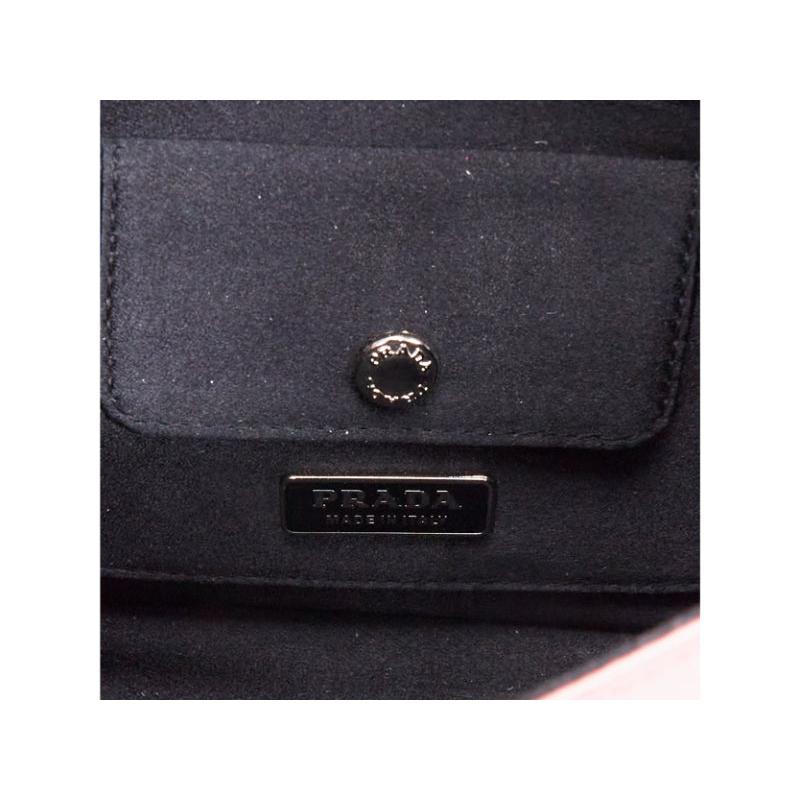 rara PRADA 2003 Vintage bebé seda satén negro grosgrain arco cadena bolso de hombro en venta 5