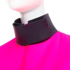 rare PRADA 2018 Runway Look48 neon pink red zip vest dress IT38 XS Celine Dion
