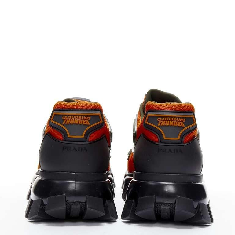 prada shoes orange