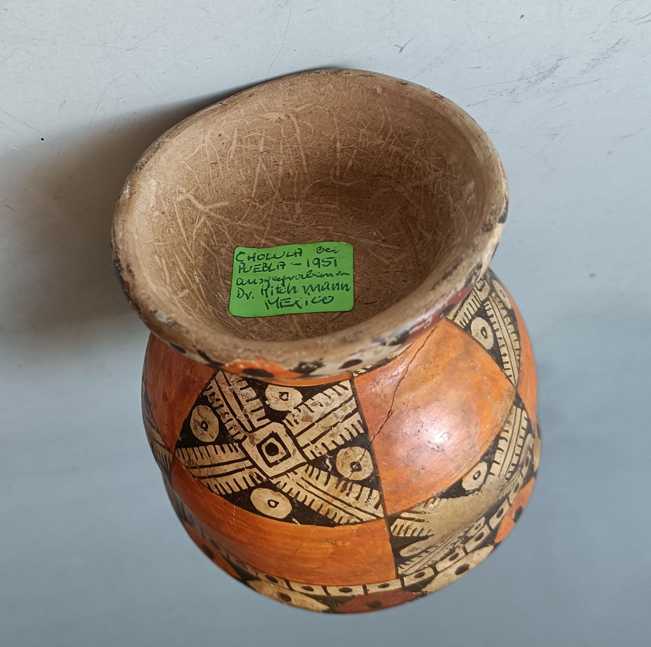 Hand-Crafted Rare Pre Columbian Mixtec bowl Mexico Latin American Antiques Art