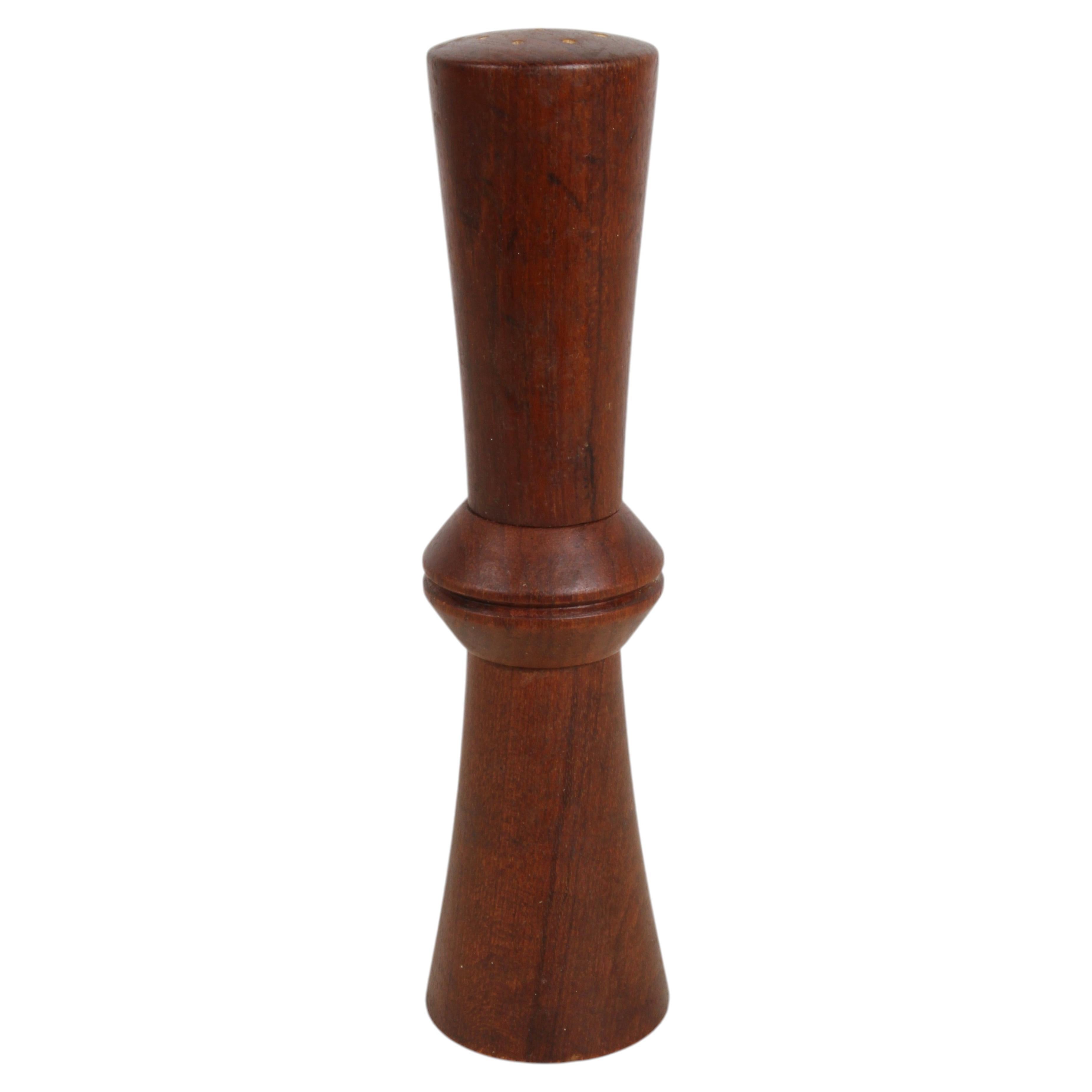 Pre-owned Dansk Rare Pre- Teak "bowtie" Salt & Pepper Mill By Jens Quistgaard - Denmark In Brown