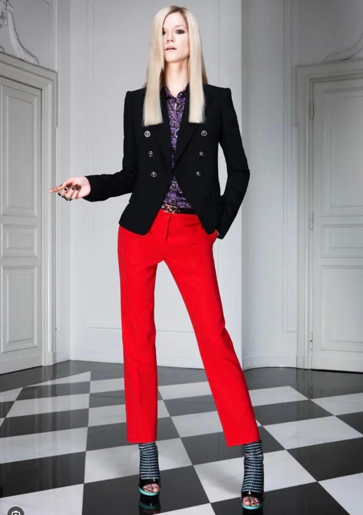 Black Rare Pre-Fall 2011 Versace Patent Leather Open Toe Platform Boots 40 - 10 For Sale