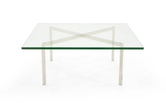 Rare Pre Knoll Production Barcelona Coffee Table by Mies van der Rohe, 1955