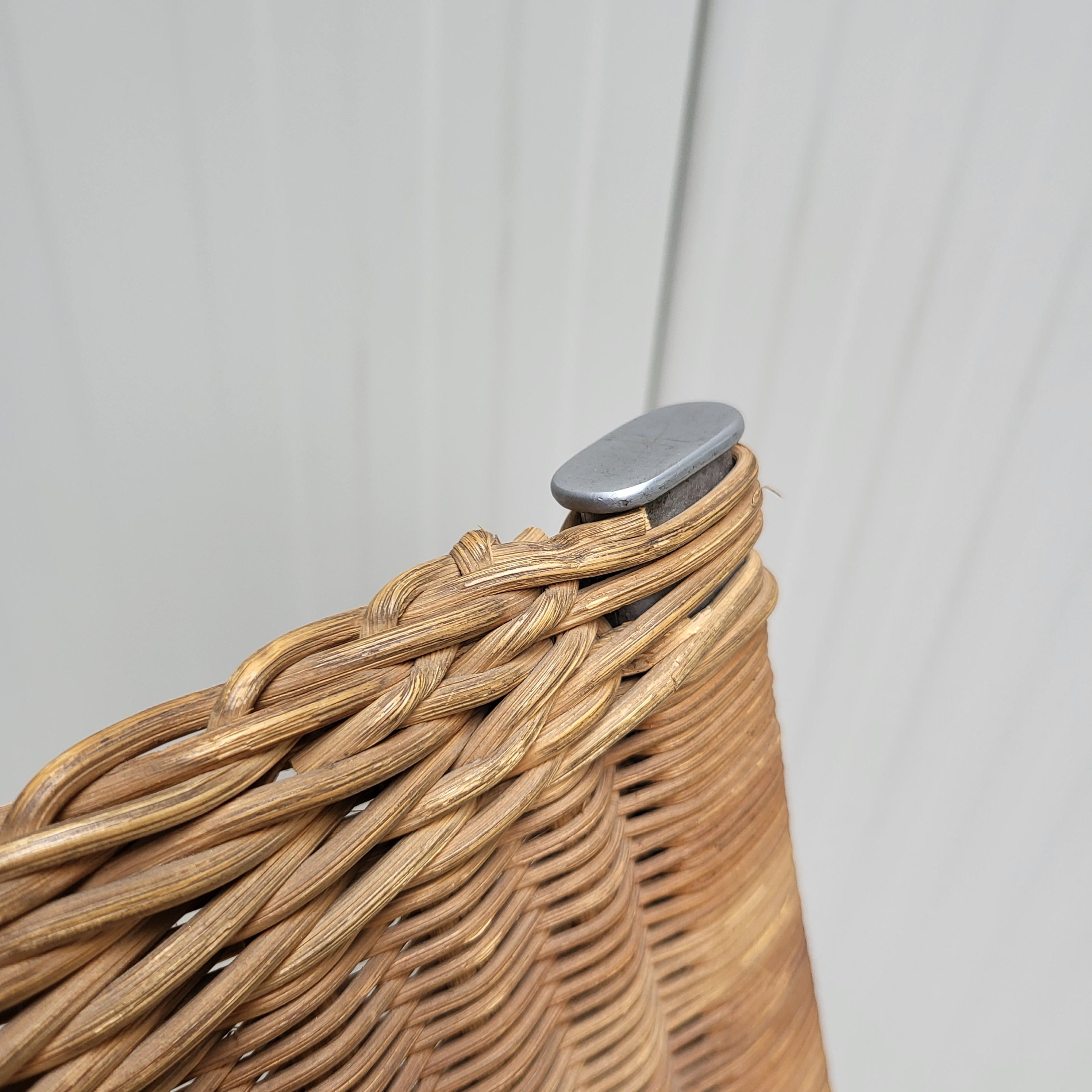 Seltene Vorserie Poul Kjaerholm PK22 Geflechtstuhl 1950s (Edelstahl) im Angebot