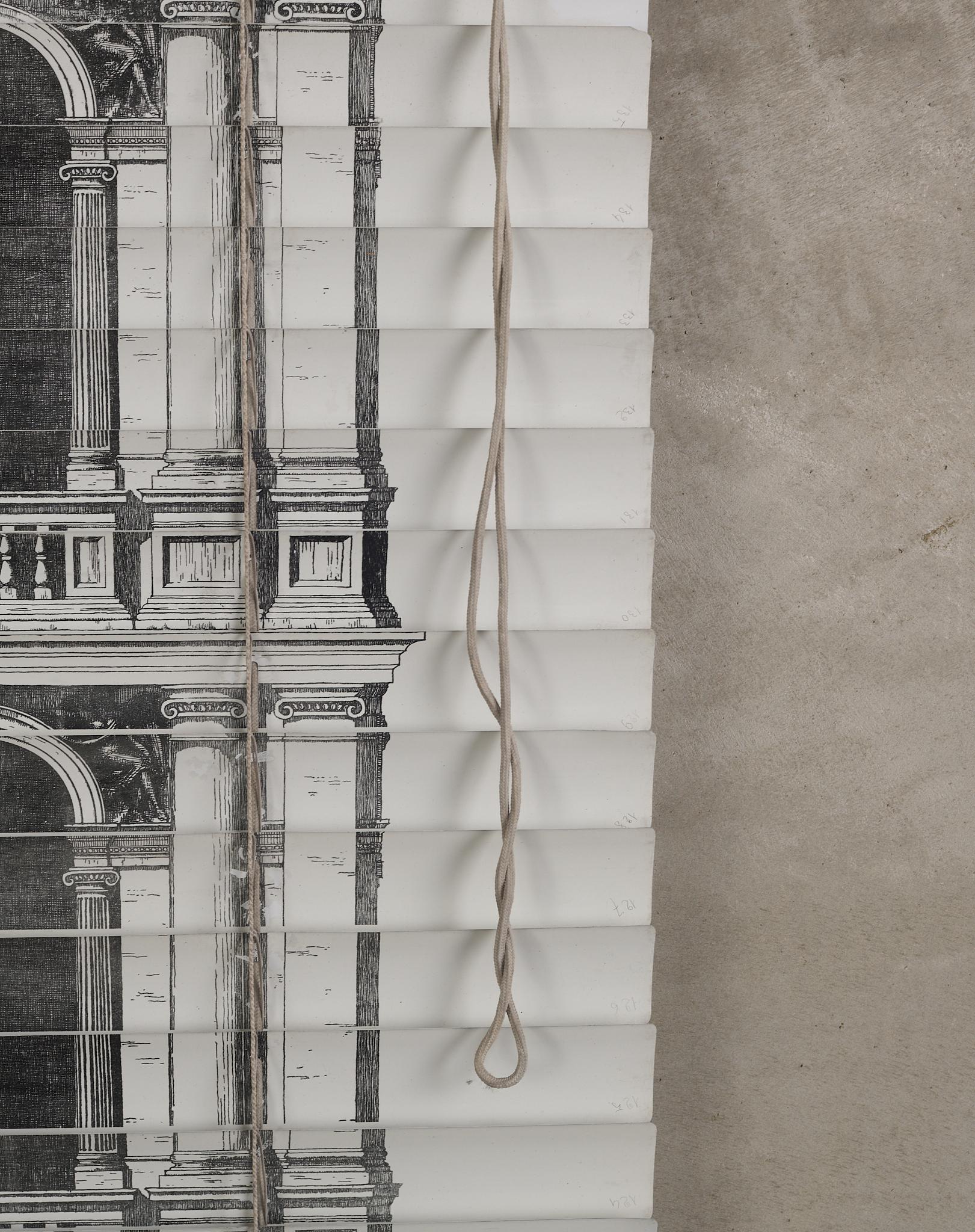 Mid-20th Century Rare 'Procuratie' Venetian Blind By Piero Fornasetti, c1960 For Sale