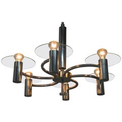 Rare "Propeller" Chandelier, 1930s