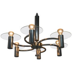 Rare "Propeller" Chandelier, 1930s