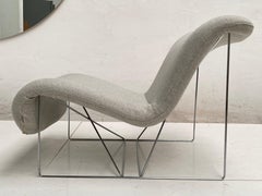 Prototype rare Kho Liang Ie  "Phonogramme  Modèle 653 Chaise Longue Artifort 1972