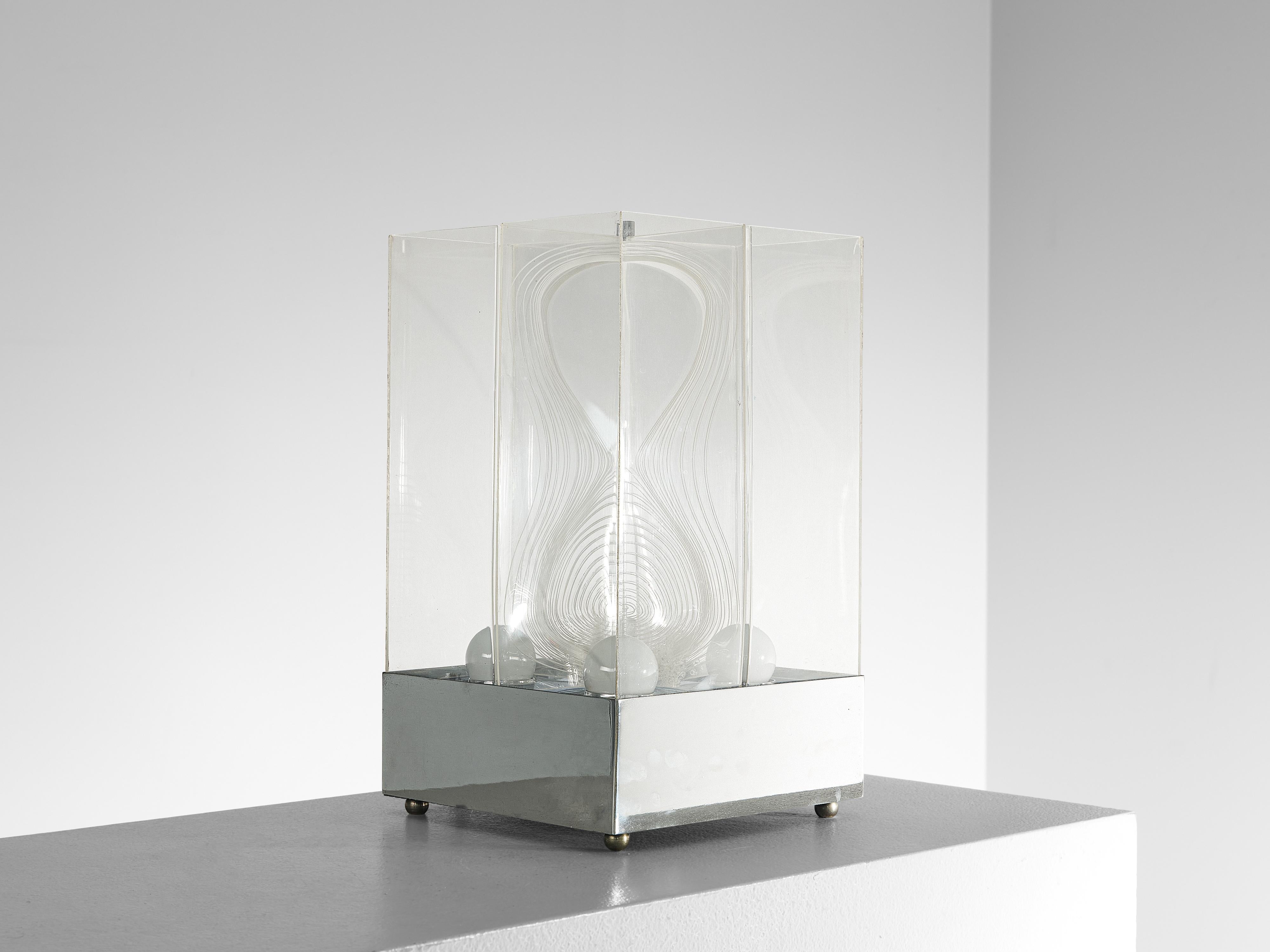 Studio Salvatori for Nucleo Sormani Rare Prototype 'Model 4 ' Table Lamp  For Sale 1