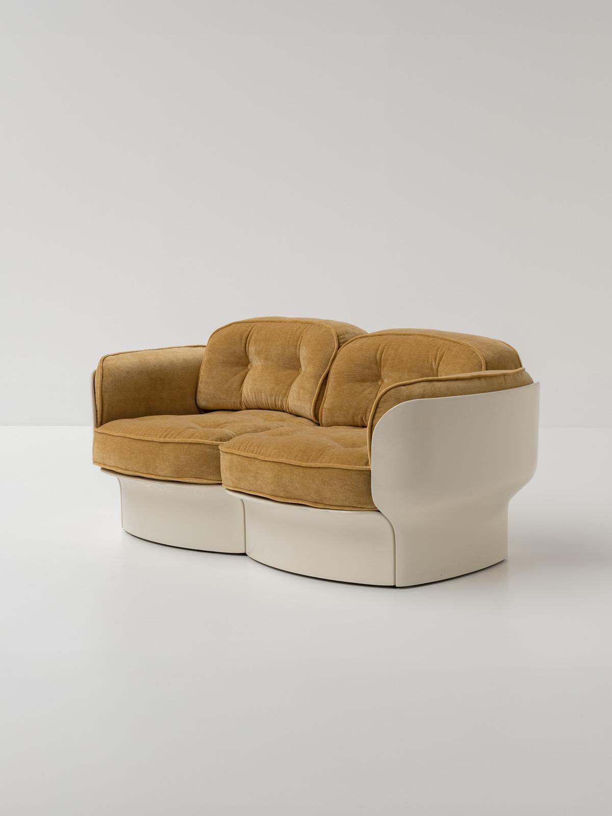 Raro prototipo de sofá de Peter Ghyczy para Herman Miller, años 60 Tela en venta