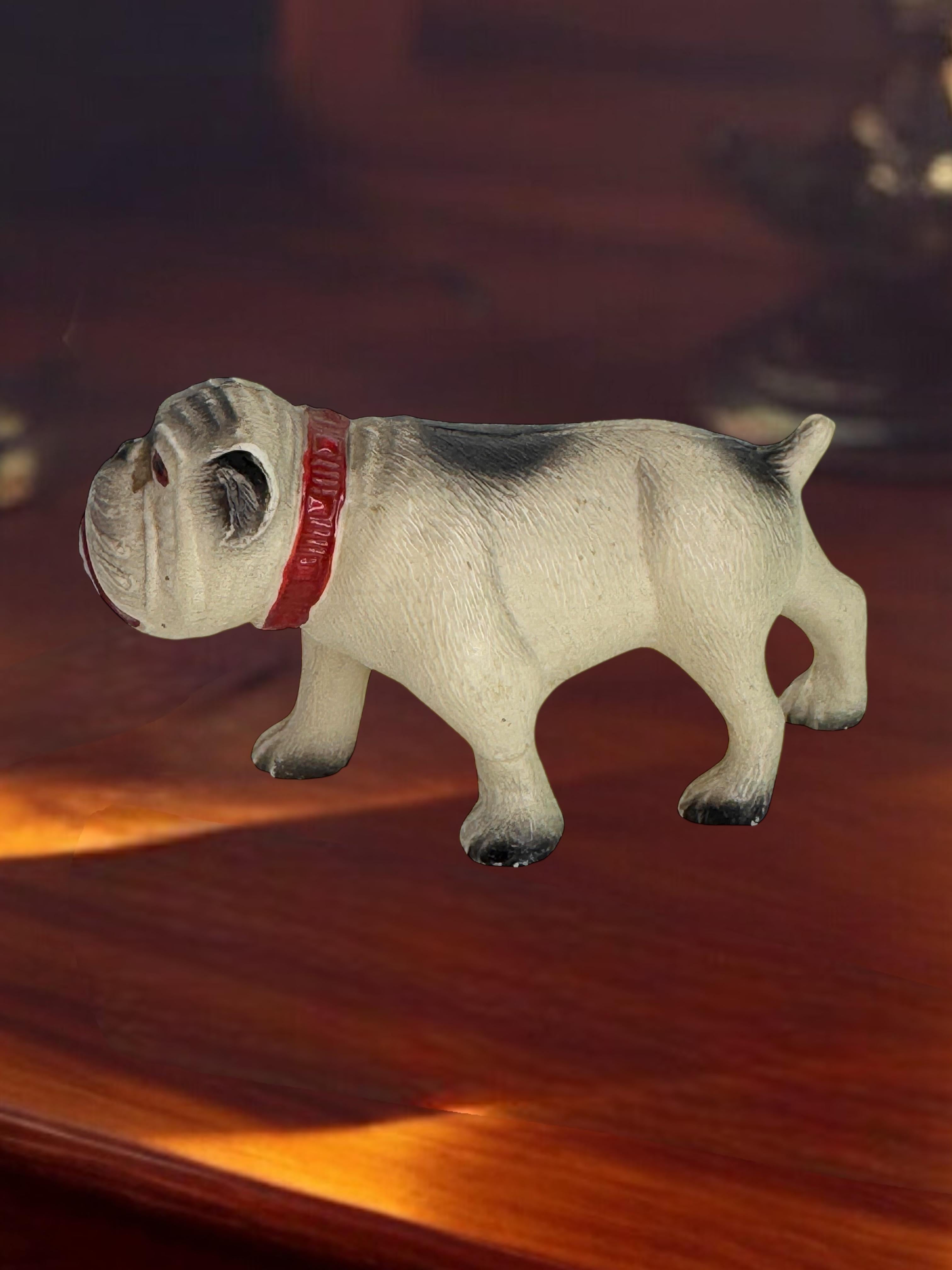 Rare Carlin Bouledogue Chien Figurine en Celluloïd vintage, France années 1920 en vente 10