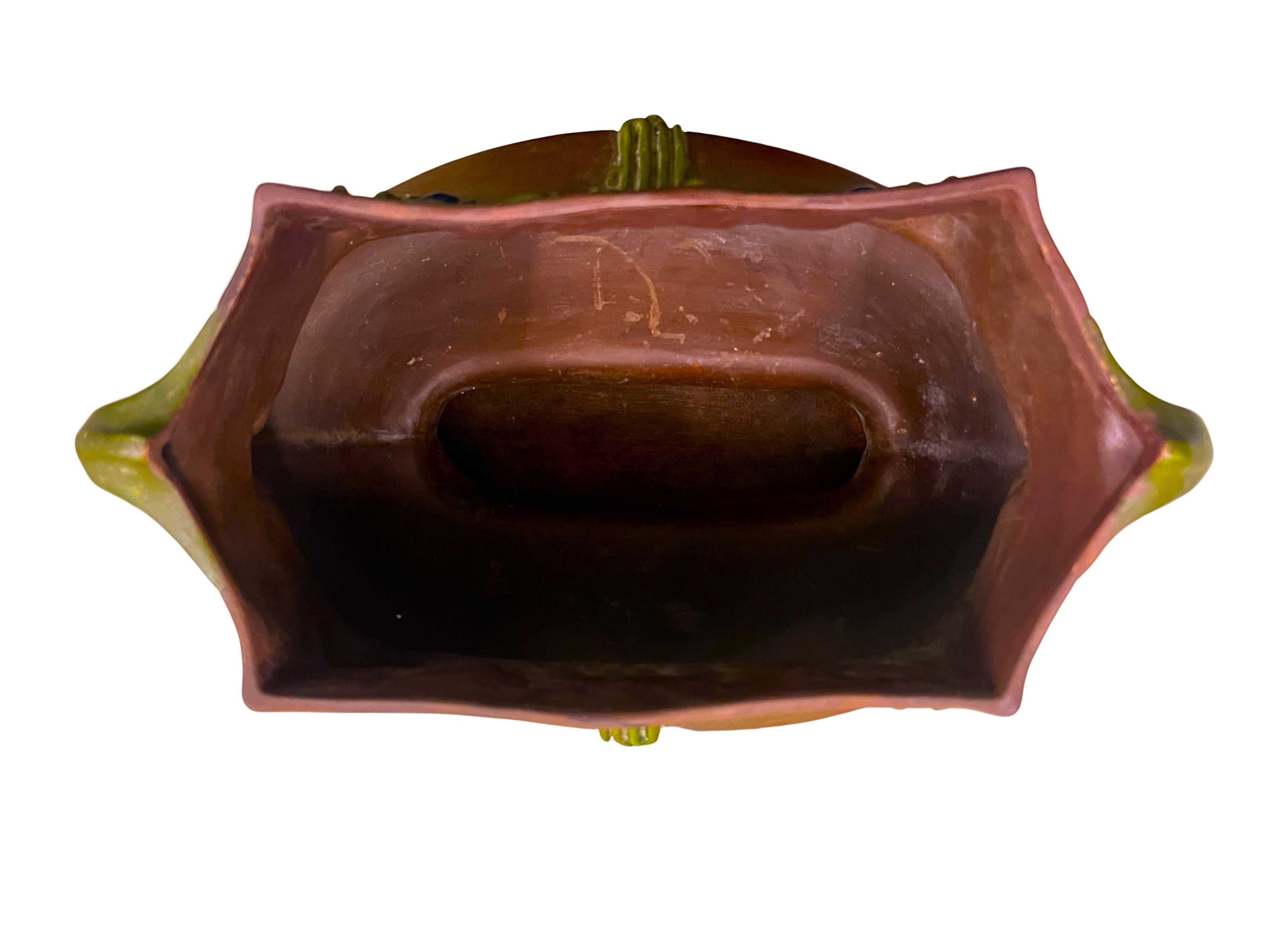 Rare jardinière de fleurs Art Nouveau Jugendstil 1900 Julius Dressler, Autriche en vente 2