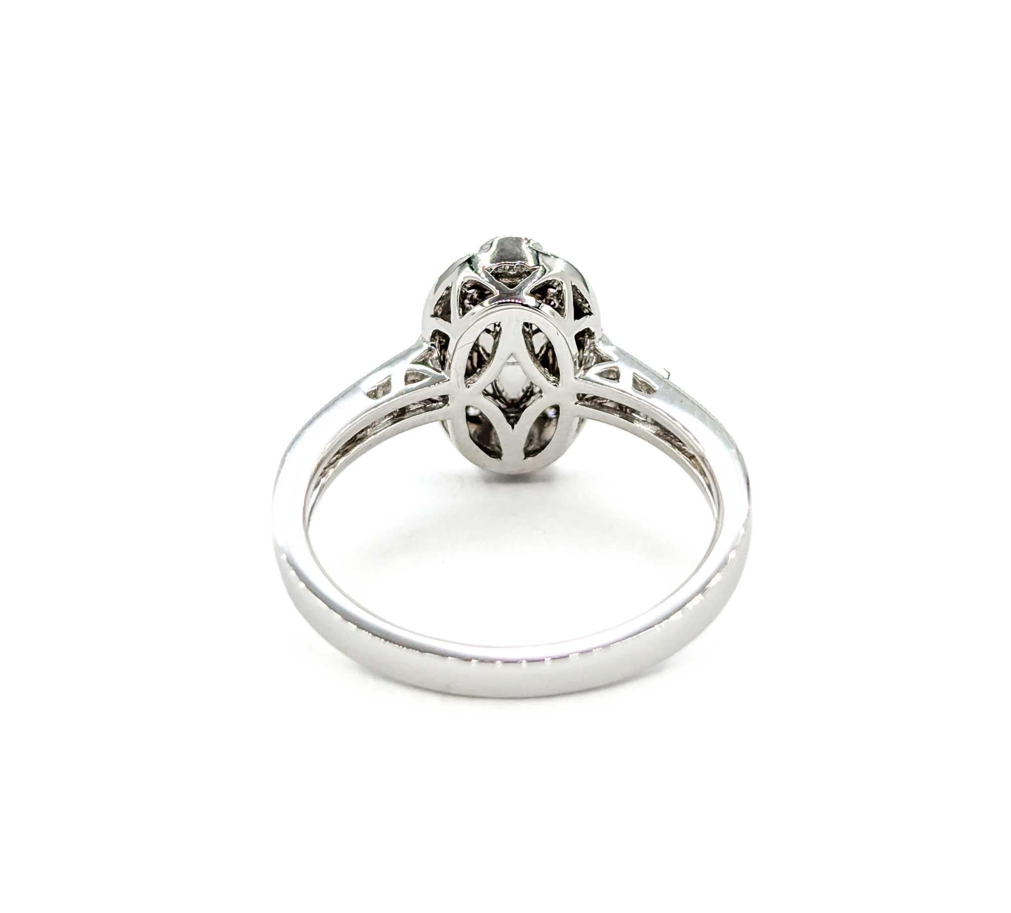 Rare Purple Unheated Kashmir Sapphire Ring in Platinum 1