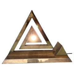 Rare : Lampe " pyramide Panthographe " de Yonel Lebovici