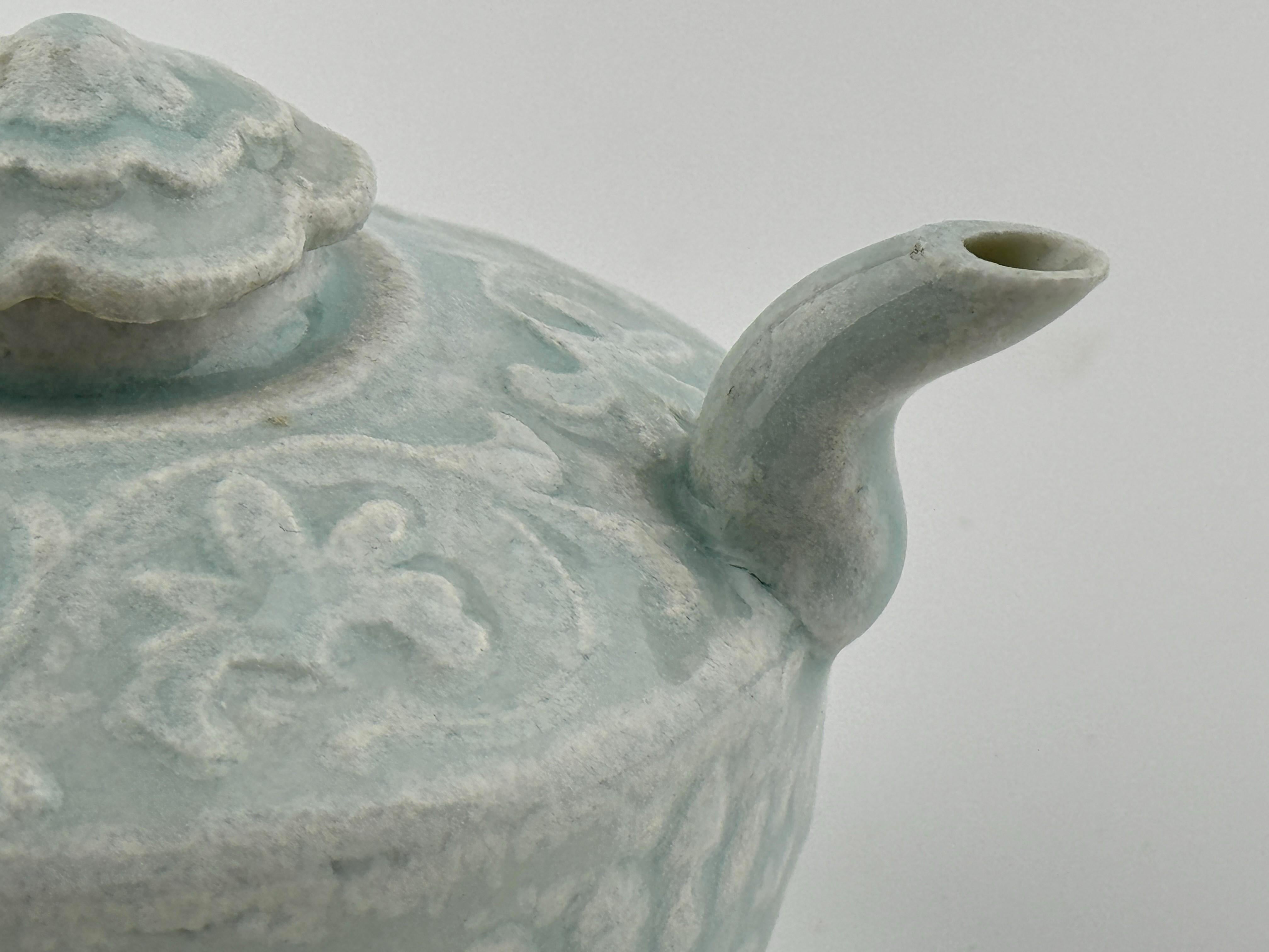 Rare Qingbai Carved Ewer, Song-Yuan Dynasty For Sale 1