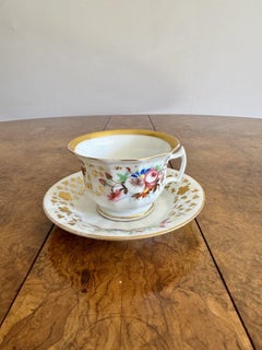 Rare quality antique 19th century porcelain breakfast set