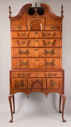 Rare Queen Anne Highboy and Matching Lowboy